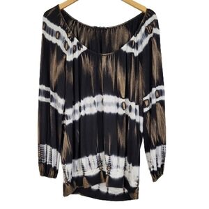 Urban X boho Western tie dye top